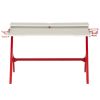Techni Sport Ergonomic Computer Gaming Desk Workstation with Cupholder &amp; Headphone Hook; Red
