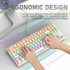 60% Mechanical Gaming Keyboard Type C LED Backlit Wired 88 Key for PC/Laptop/MAC